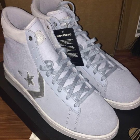 BRAND NEW men converse pro leather suede Paris shoes size US 8.5 / 9 / 9.5 /10 - Picture 8 of 10